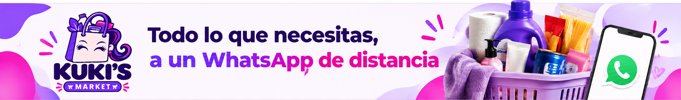 Kuki's Market - Todo lo que necesitas a un WhatsApp de distancia
